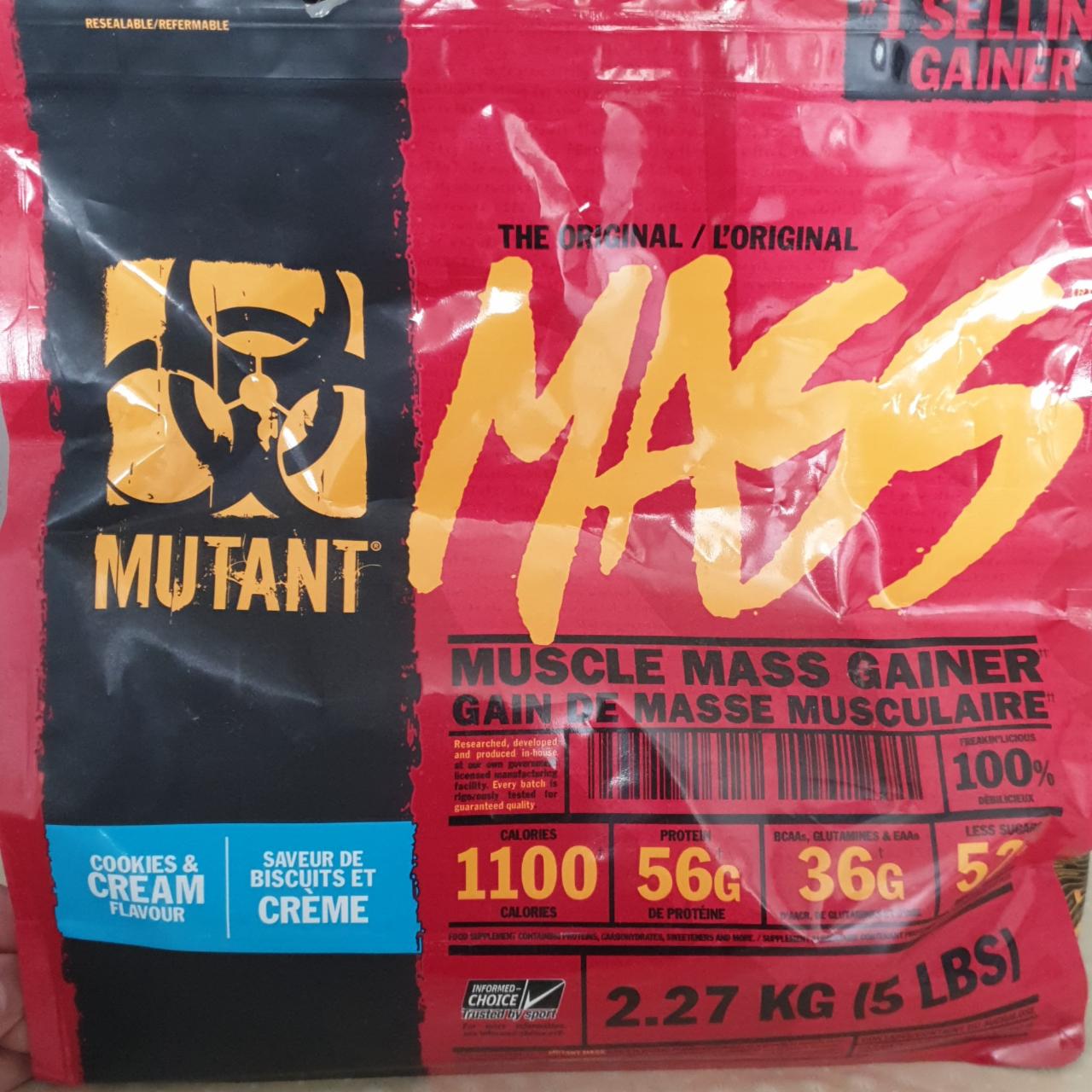 Fotografie - Mutant Mass gainer cookies & cream