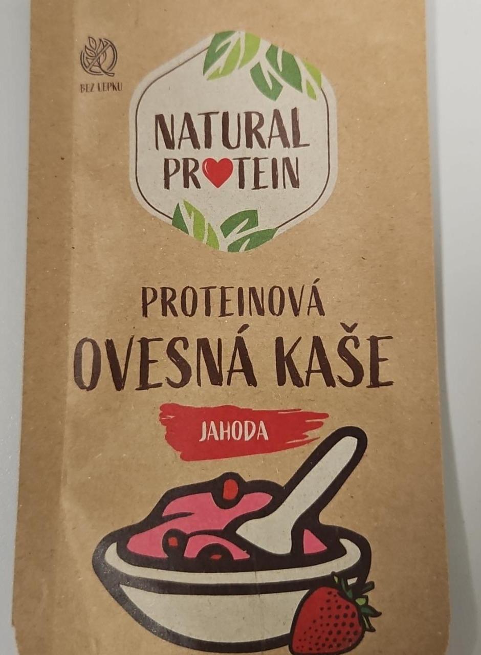 Fotografie - Proteinová Ovesná kaše Jahoda Natural Protein