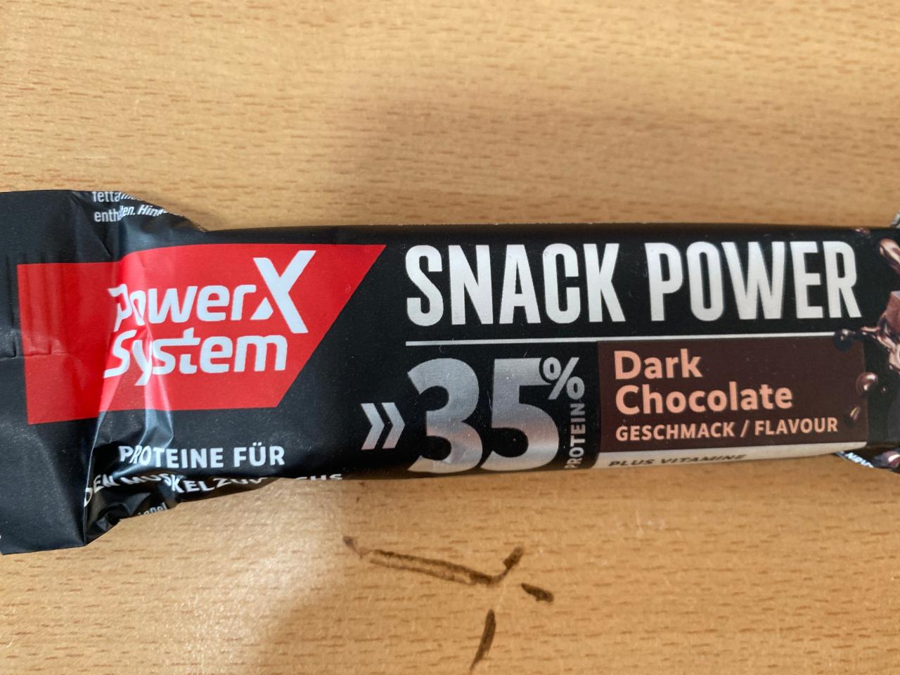 Fotografie - Snack power Dark Chocolate 35% protein Power X System