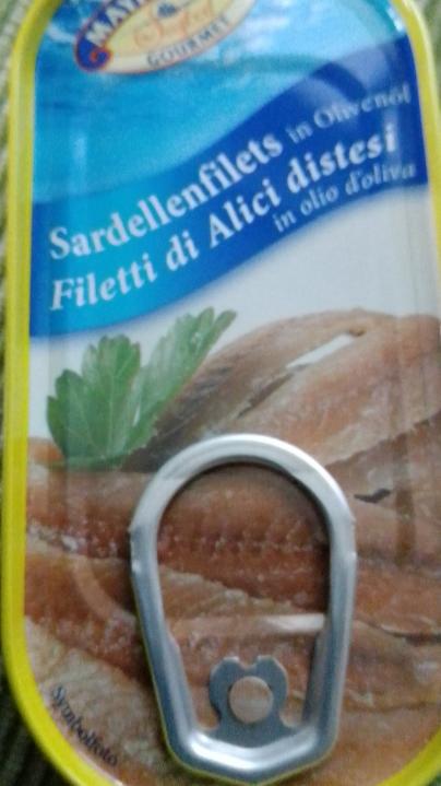 Fotografie - Sardellenfilets in Olivenöl