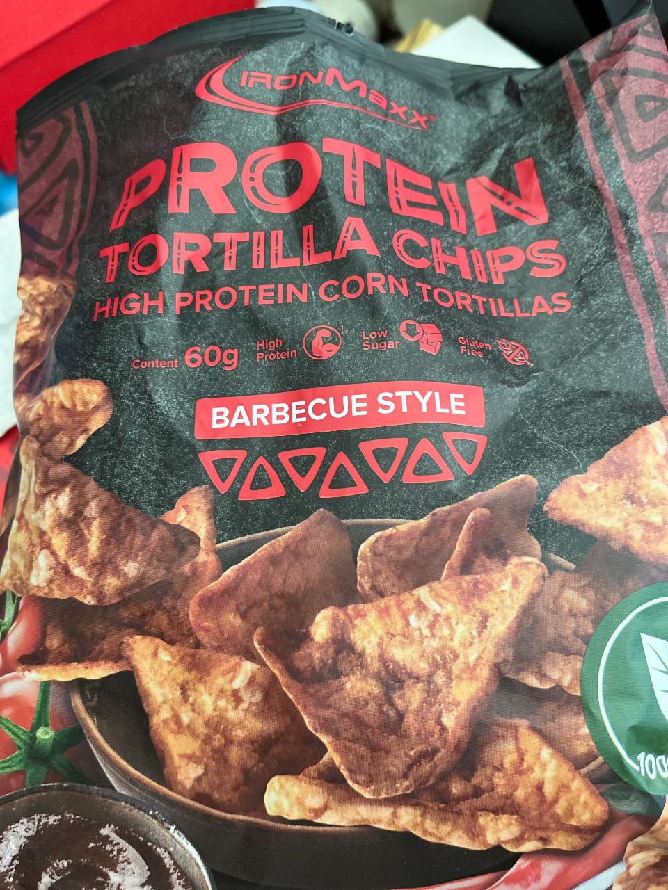 Fotografie - Protein Tortilla Chips Barbecue Style IronMaxx