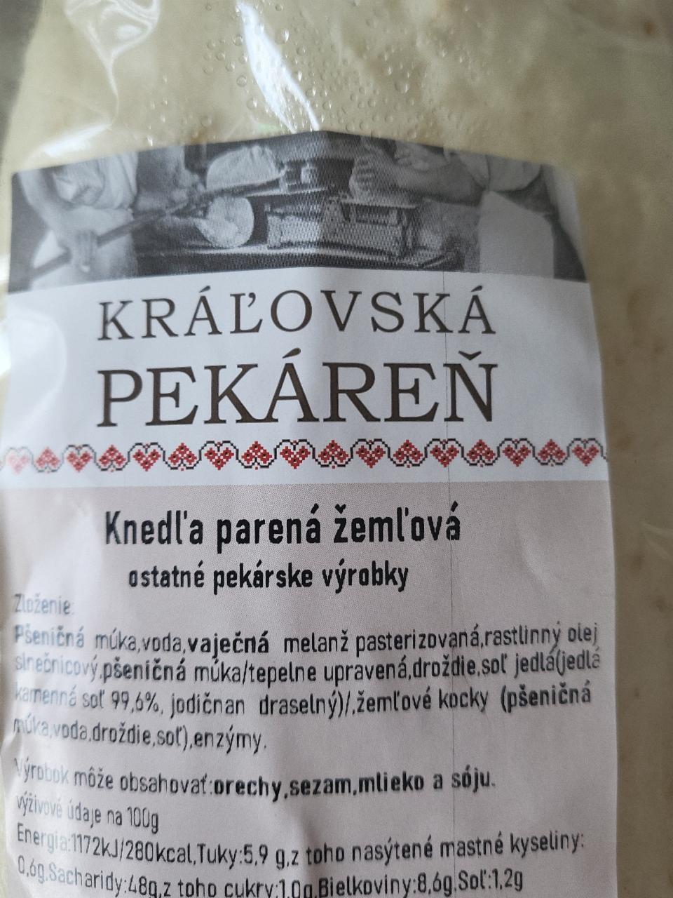 Fotografie - Knedľa parená žemľová Kráľovská pekáreň