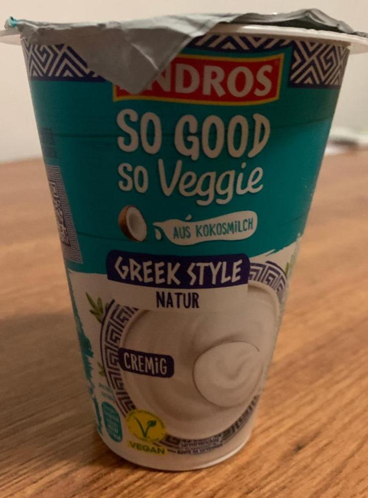 Fotografie - Andros Kokosmilch Greek style natur jogurt