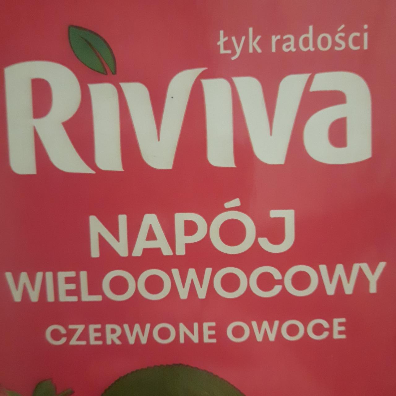 Fotografie - Napój wieloowocowy czerwone owoce Riviva