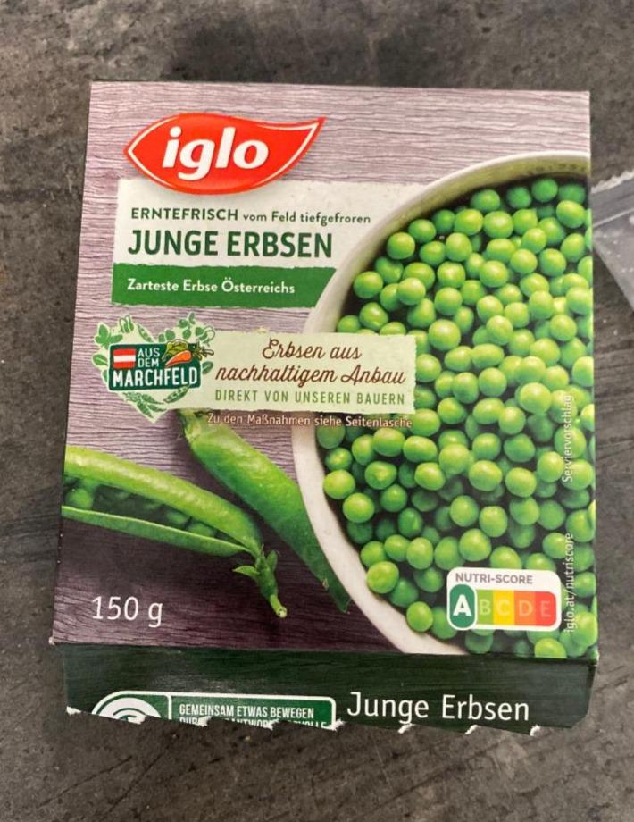 Fotografie - Junge Erbsen Iglo