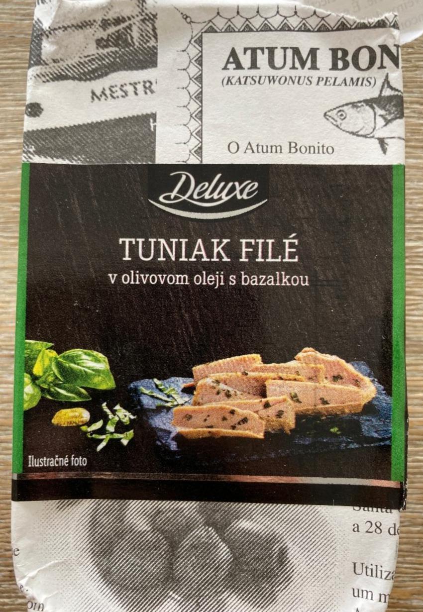 Fotografie - Tuniak filé v olivovom oleji s bazalkou Deluxe