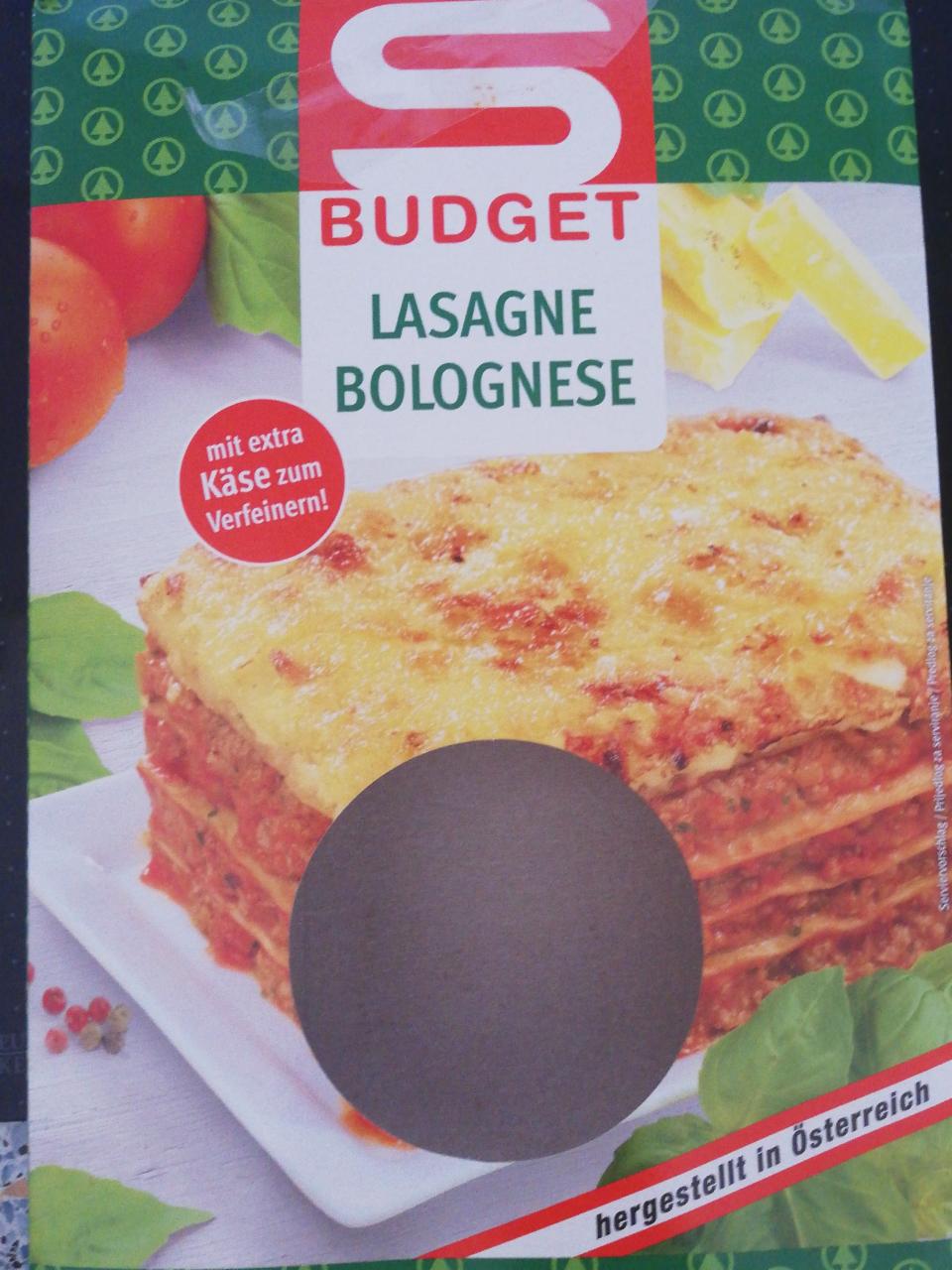 Fotografie - Budget lasagne Bolognese 