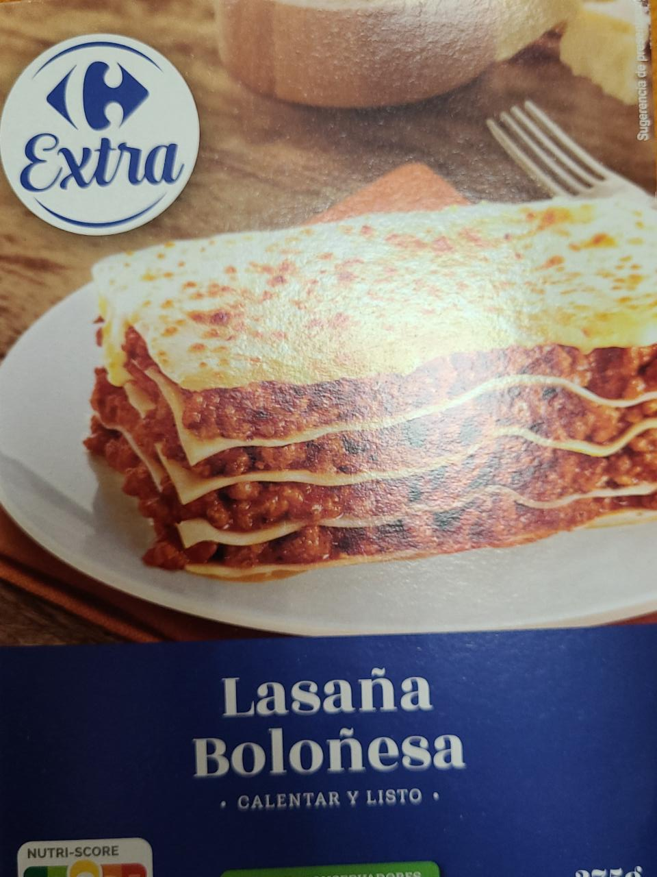 Fotografie - lasaña boloñesa extra