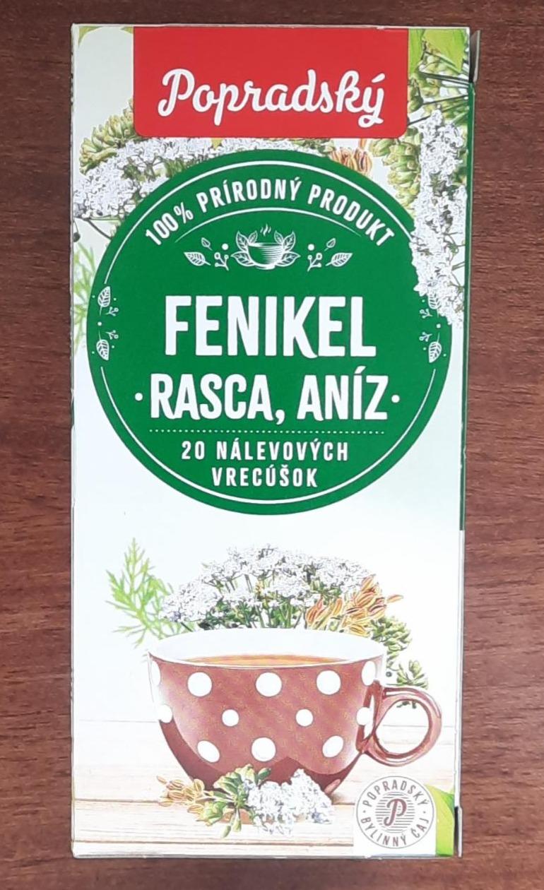 Fotografie - Fenikel Rasca Aníz bylinný čaj Popradský