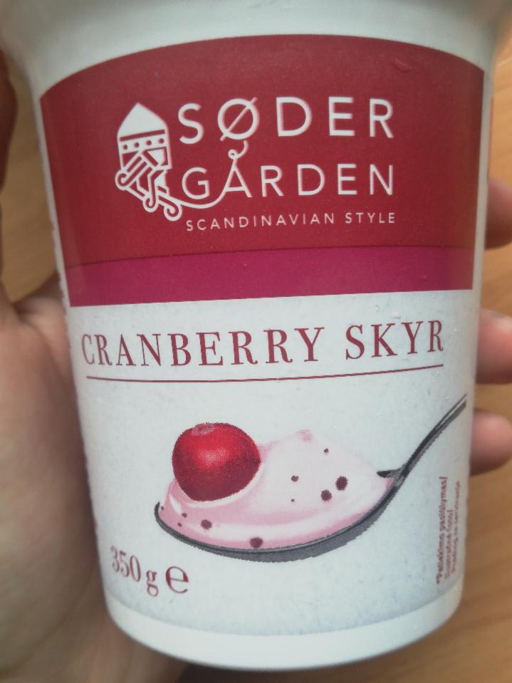 Fotografie - Cranberry Skyr Soder Garden