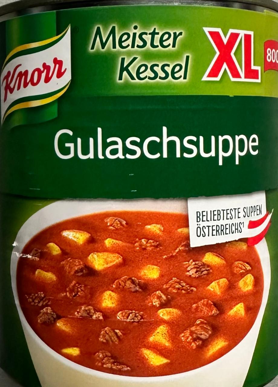 Fotografie - Gulaschsuppe Knorr