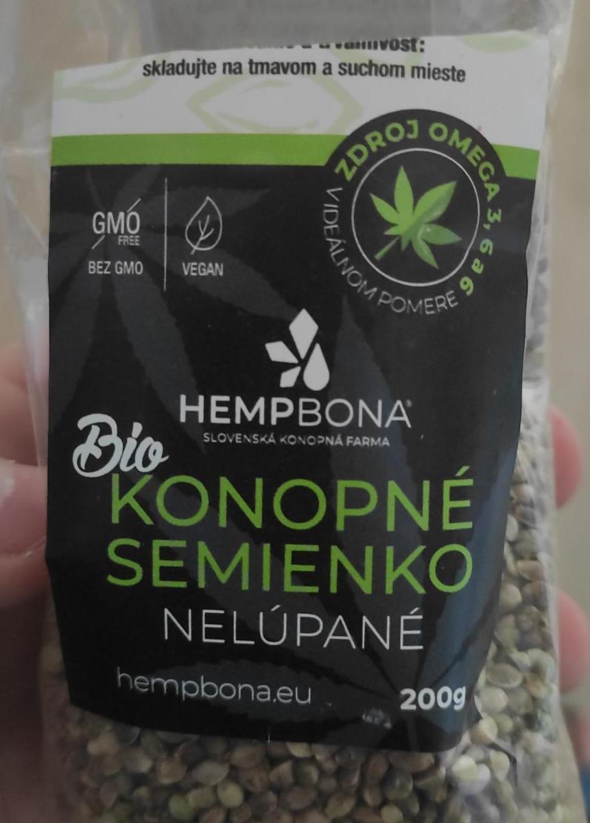 Fotografie - Bio Konopné semienko nelúpané Hempbona