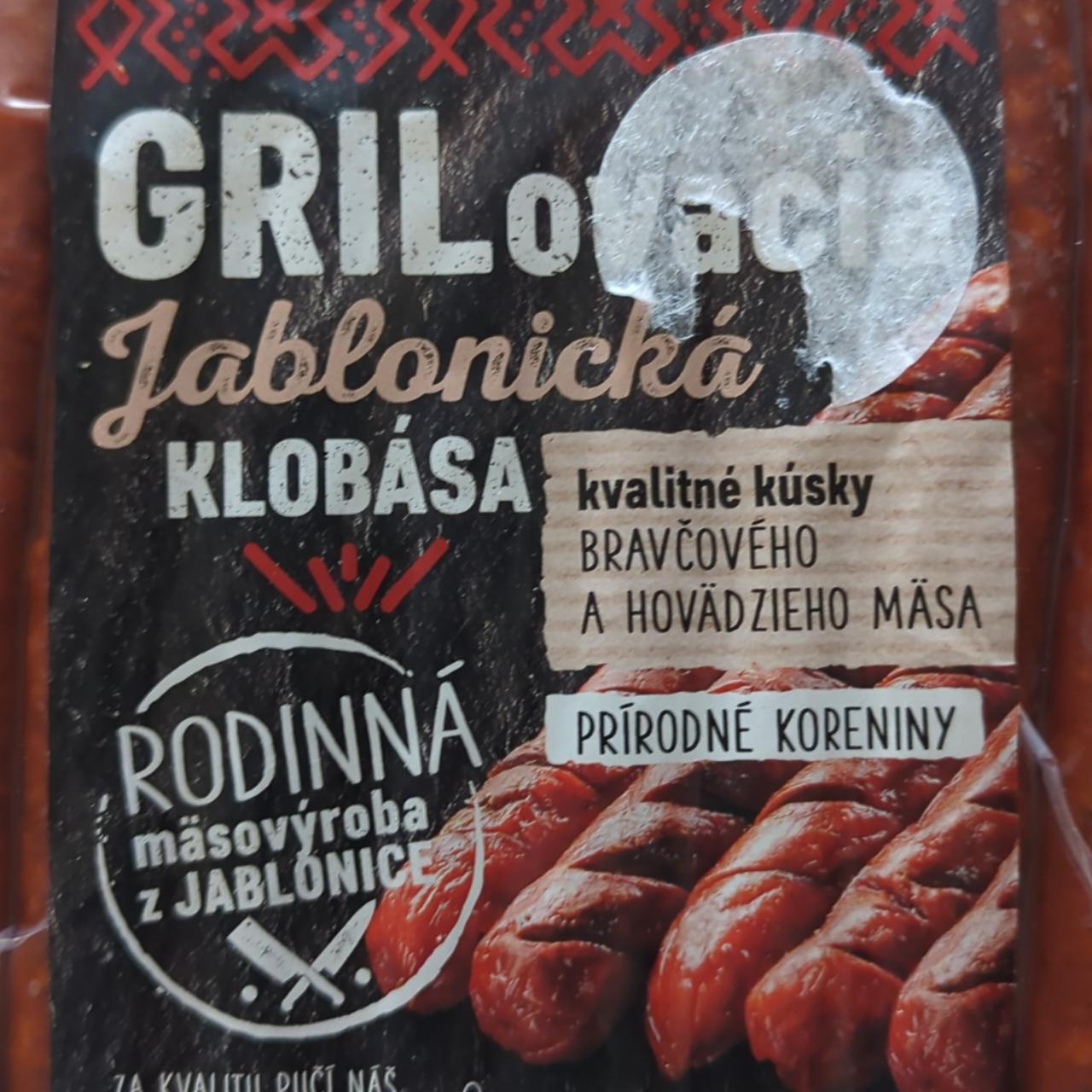 Fotografie - Grilovacia Jablonická klobása Mäsovinky