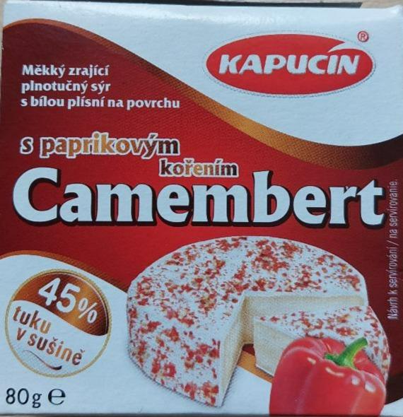 Fotografie - camembert s paprikovým kořením Kapucín