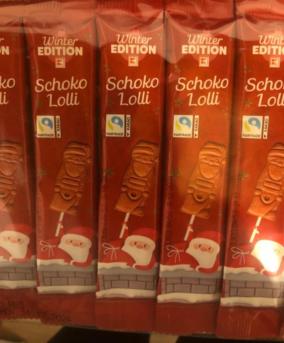 Fotografie - Schoko Lolli Winter Edition K