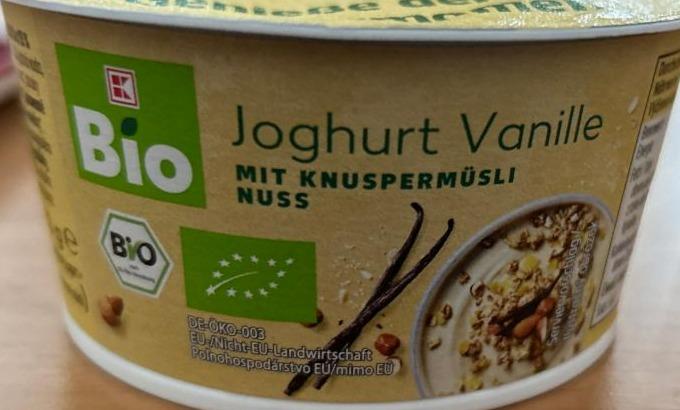 Fotografie - Joghurt Vanille mit knuspermüsli nuss K-Bio
