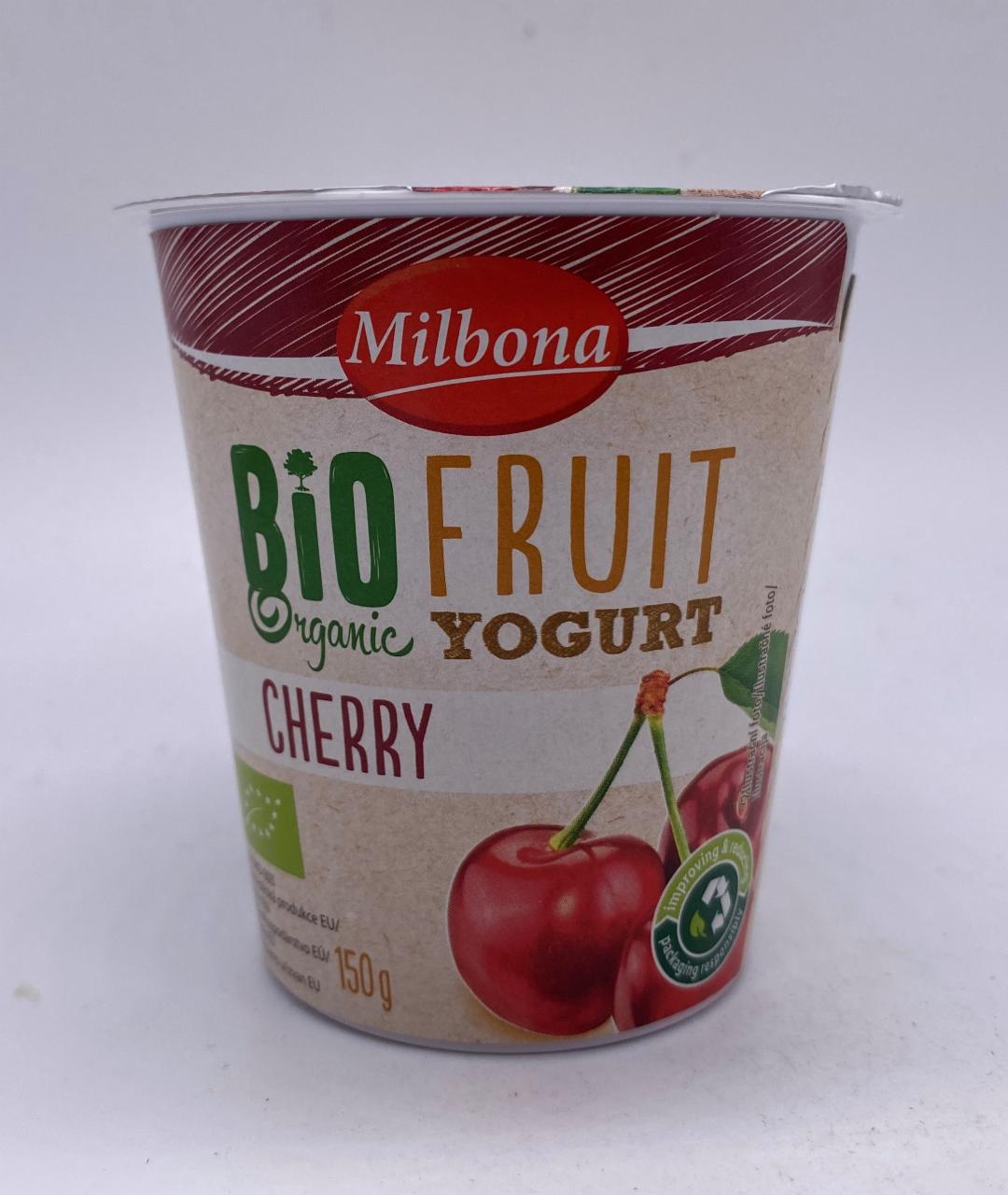 Fotografie - Bio Organic Fruit Yogurt Cherry Milbona