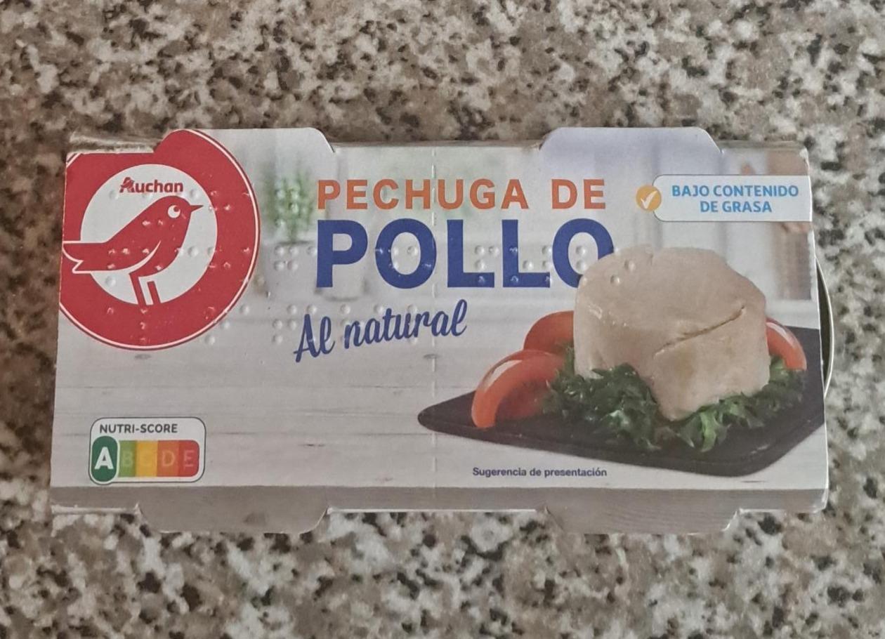 Fotografie - Pechuga de pollo al natural Auchan