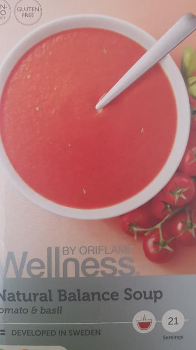 Fotografie - wellness by oriflame natural balance soup tomato & basil