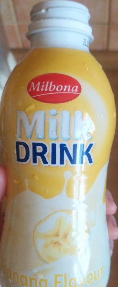 Fotografie - milk drink banana flavour Milbona