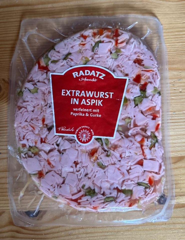 Fotografie - Extrawurst in aspik Radatz