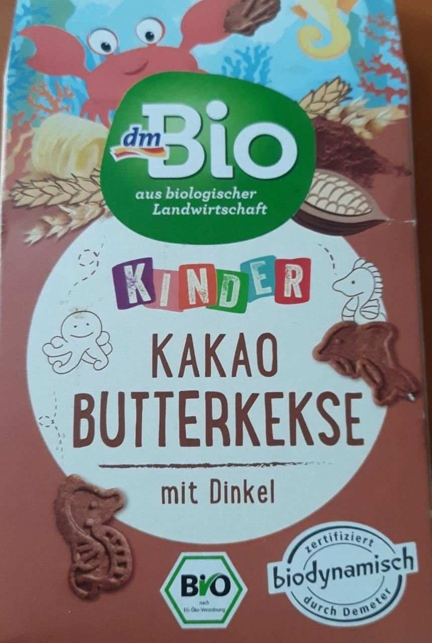 Fotografie - Kinder Kakao Butterkekse mit Dinkel dmBio