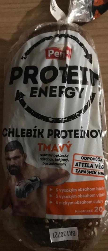 Fotografie - Chlebík proteínový tmavý Penam