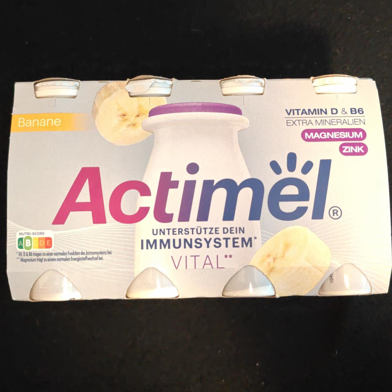 Fotografie - Actimel Vital Banane Danone