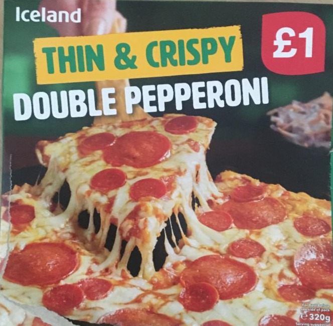 Fotografie - Pizza Thin & Crispy Double Pepperoni