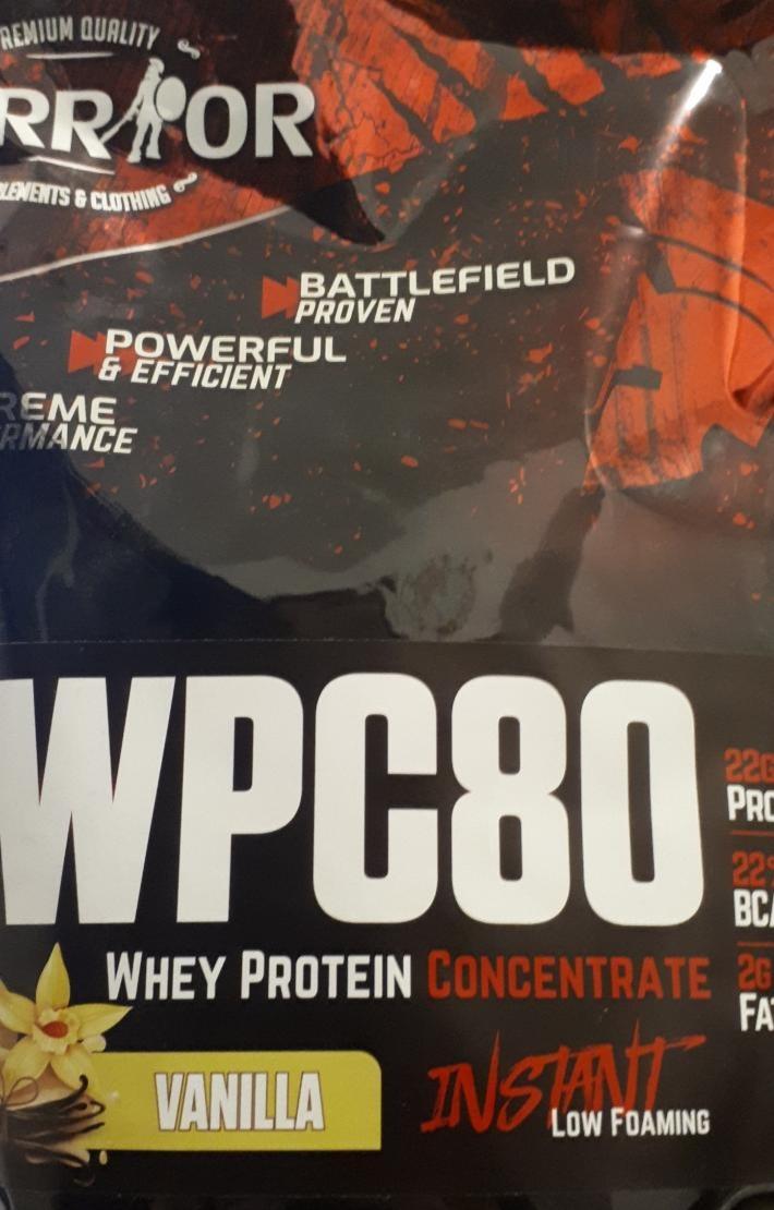 Fotografie - WPC 80 Whey Protein Vanilla Warrior