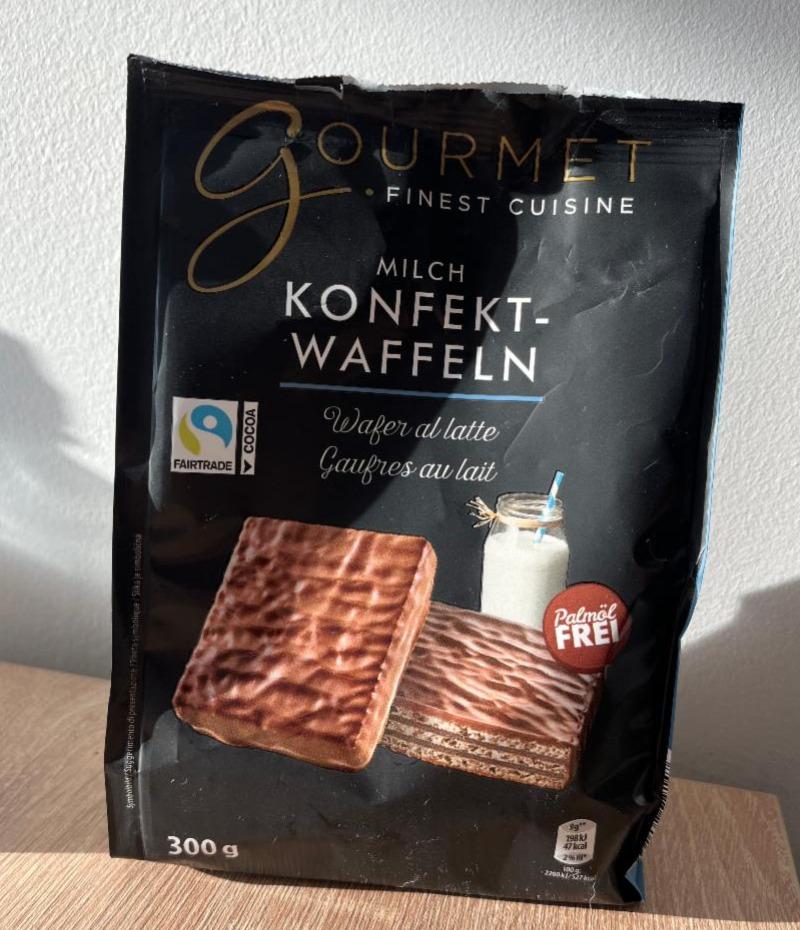 Fotografie - Milch Konfekt-Waffeln Gourmet