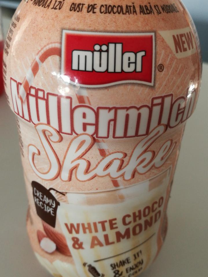 Fotografie - Müllermilch shake white choco & almond
