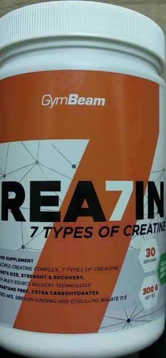 Fotografie - Crea7in 7 types of creatine Green Apple GymBeam