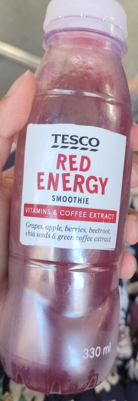 Fotografie - red energy smoothie Tesco