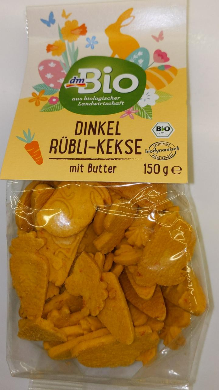 Fotografie - Dinkel rübli-kekse mit butter dmBio