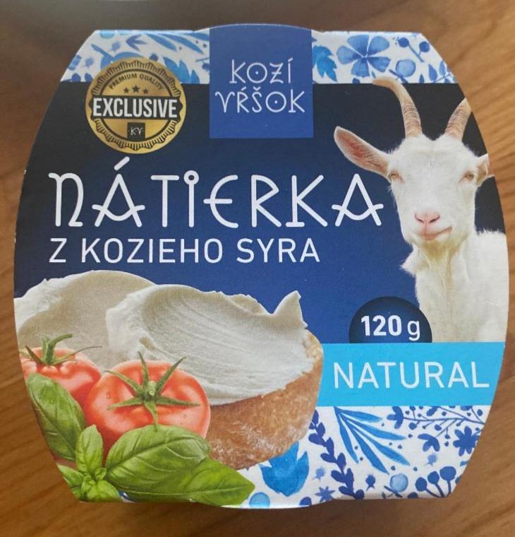 Fotografie - Nátierka z kozieho syra natural Kozí Vŕšok