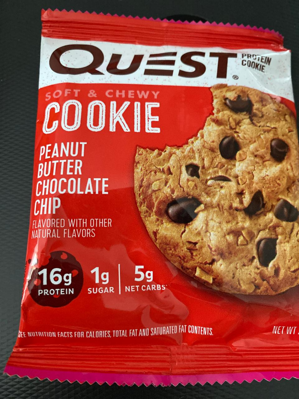Fotografie - Protein Cookie peanut butter chocolate chip Quest