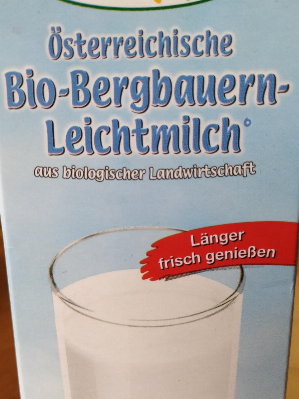 Fotografie - Österreichische Bio-Bergbauern-Leichtmilch Spar Natur pur