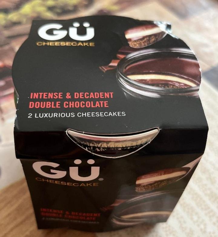 Fotografie - Gü Cheesecake Intense & decadent double chocolate