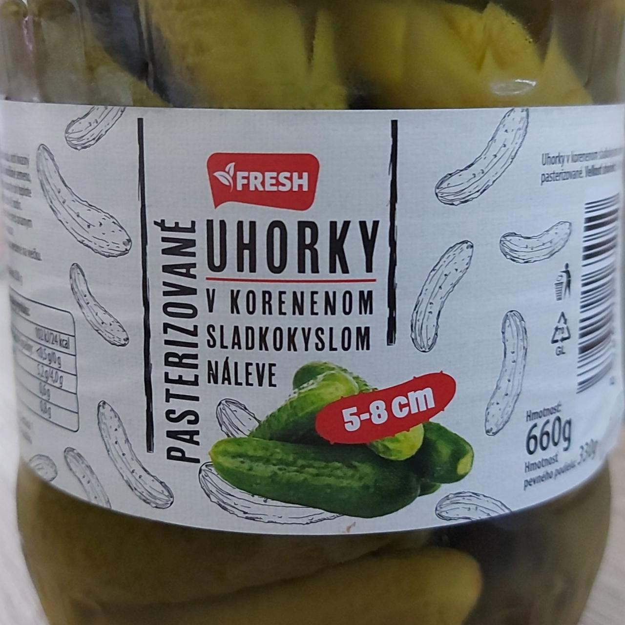 Fotografie - Uhorky v korenenom sladkokyslom náleve Fresh