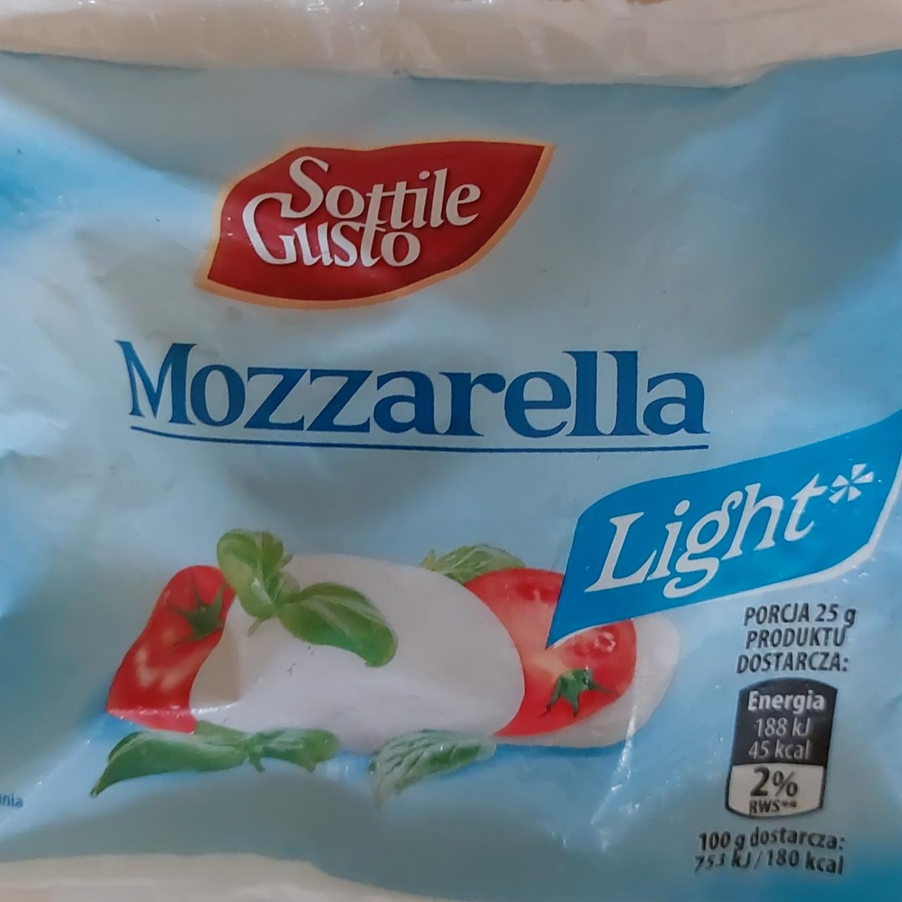 Fotografie - Mozzarela light Sottile Gusto