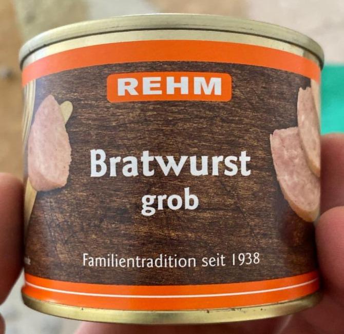 Fotografie - Bratwurst grob Rehm