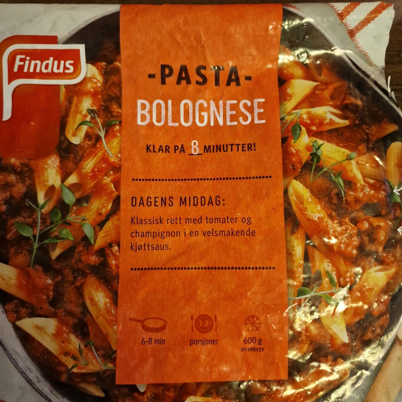 Fotografie - Pasta Bolognese Findus