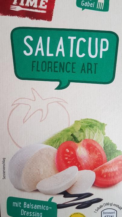 Fotografie - Salatcup florence art mit gabel