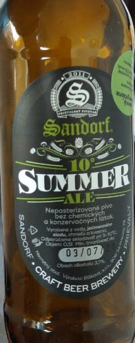 Fotografie - Summer Ale Sandorf