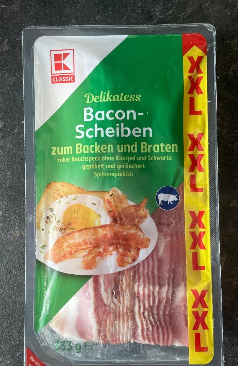 Fotografie - Delikatess Bacon-Scheiben K-Classic
