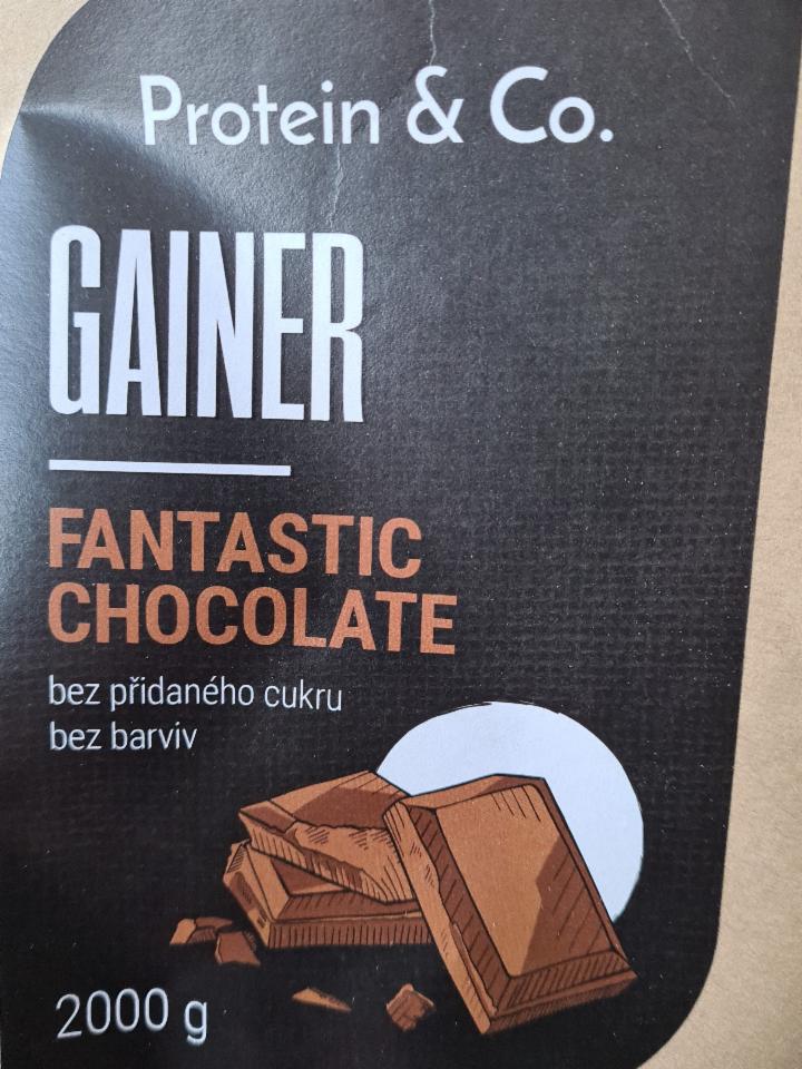 Fotografie - Gainer fantastic chocolate Protein & Co.