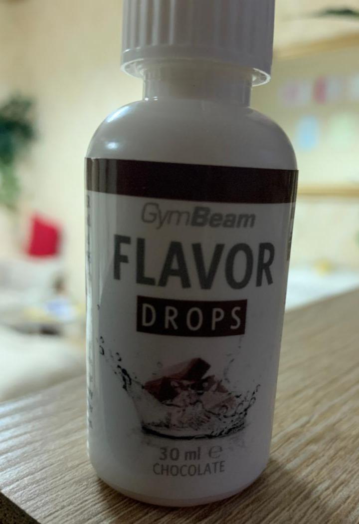 Fotografie - Flavor drops chocolate GymBeam