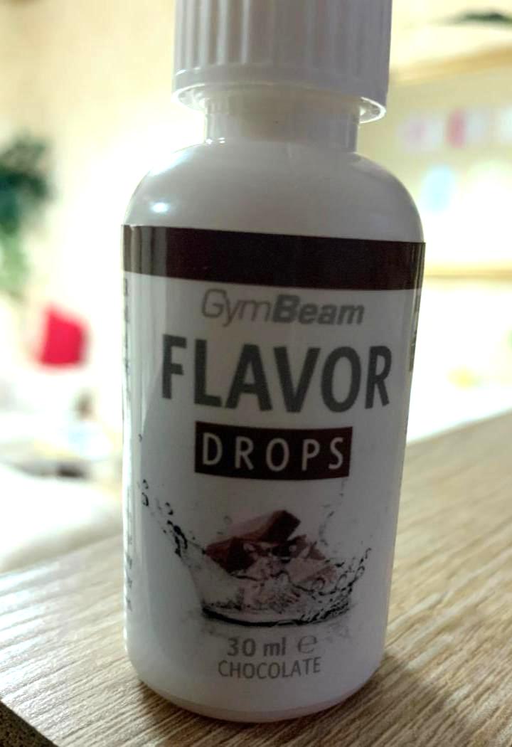 Fotografie - Flavor drops chocolate GymBeam