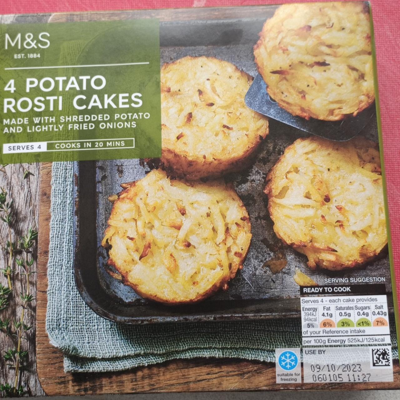 Fotografie - Potato Rosti Cakes M&S Food